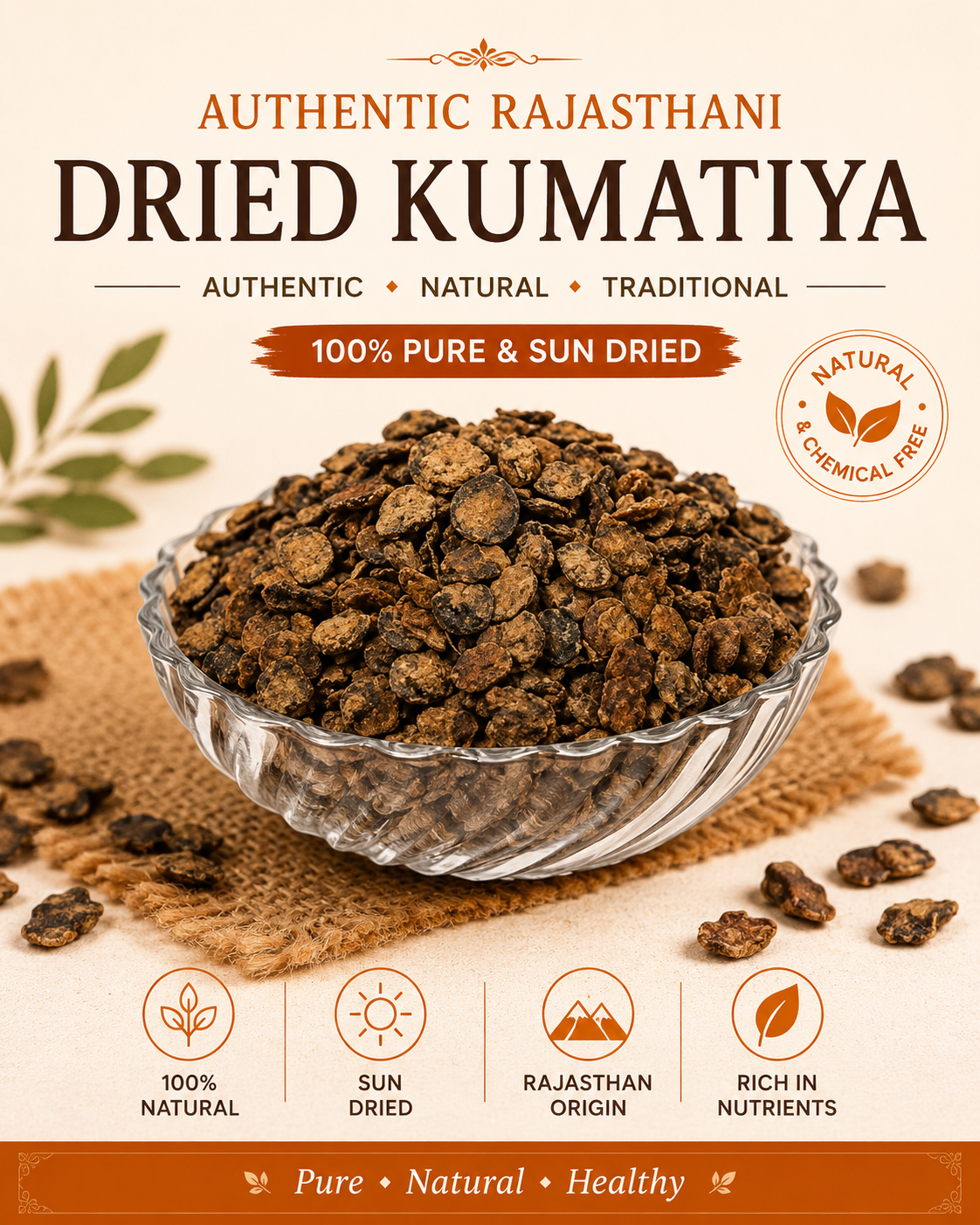 Dried Kumatiya by RajasthanEshop