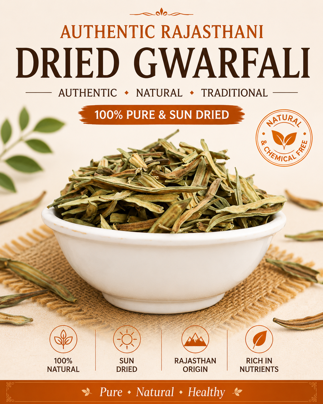 Dried Gawarfali
