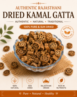 Rajasthani Dried Kamal Gatta (Root)