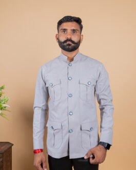 Light Grey Hunting Shirt for Men