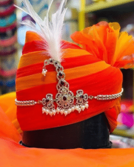 Royal Kesariya Yellow Pure Georgette Safa