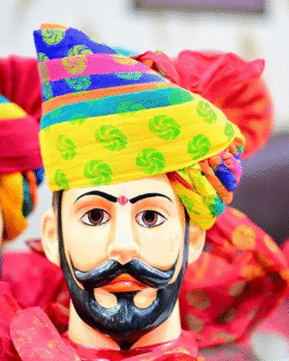 Cotton Panchrangi Booti Safa