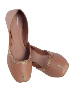 Tan Brown Classic Women’s Ethnic Jutti