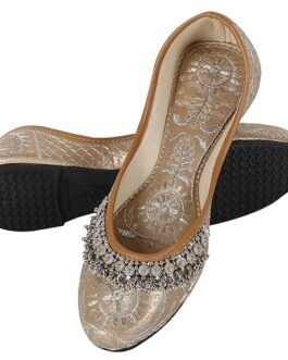 Women’s Embroidered Payal Style Punjabi Mojari